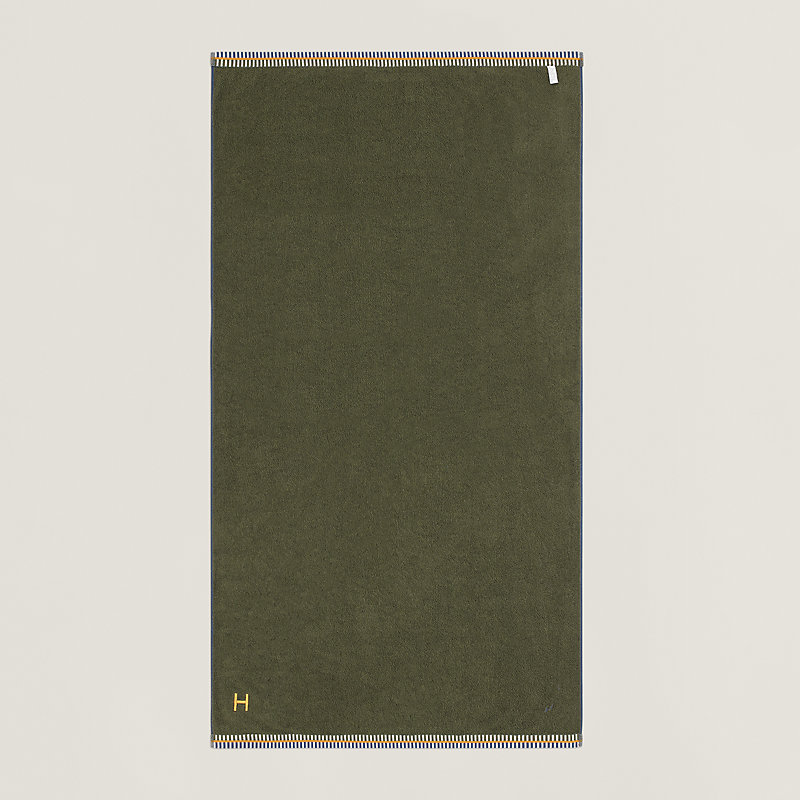 Vice Versa bath towel - Blue | Hermès USA